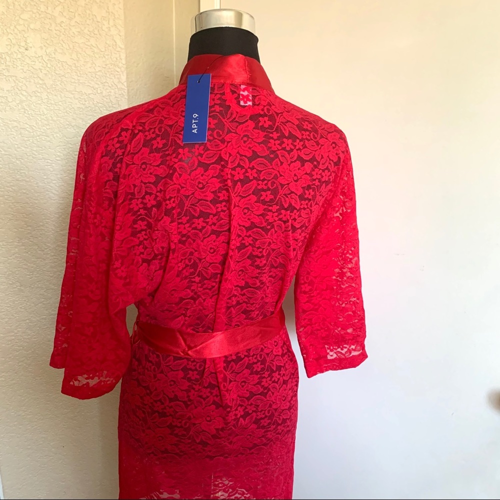 Apt. 9 Solid Lace Robe - Picture 5 of 11
